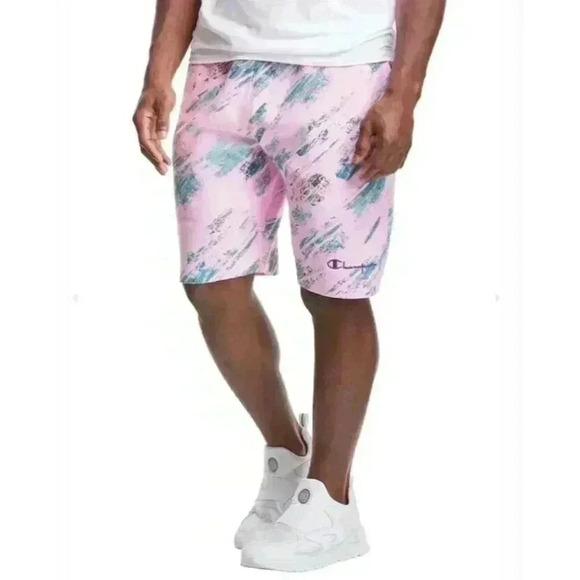Champion Pink Shorts Medium Reverse Weave Cut Off 10" - Picture 1 of 10